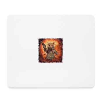 heureux clipart drôle humour mignon génial - Tapis de souris (format paysage) - blanc - Devant
