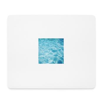 Pool water - Mouse Pad (horizontal) - white - Front