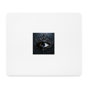 Eye - Tapis de souris (format paysage) - blanc - Devant