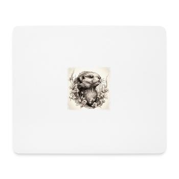 sayings birthday gift colors aquatic animal city - Mousepad (Querformat) - Weiß - Vorne