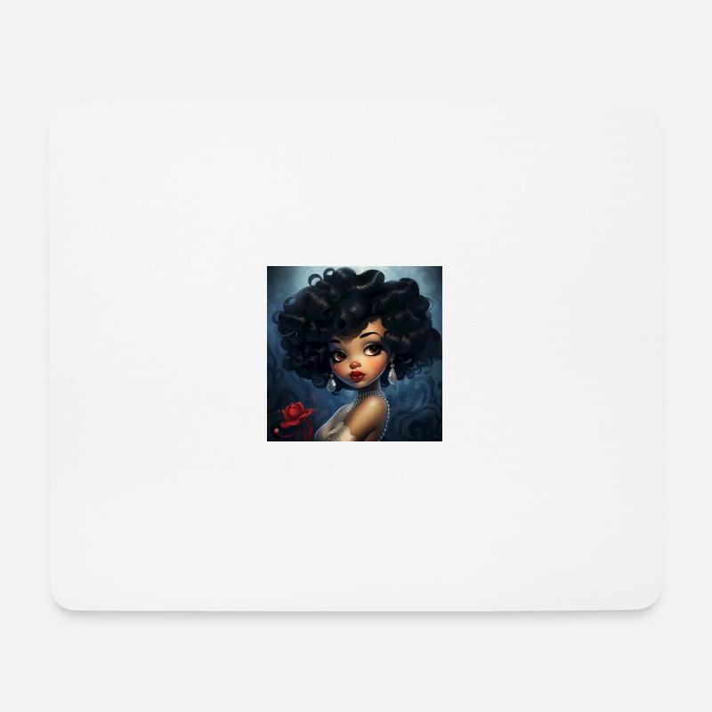 Betty BOOP - Mousepad (Querformat) - Weiß