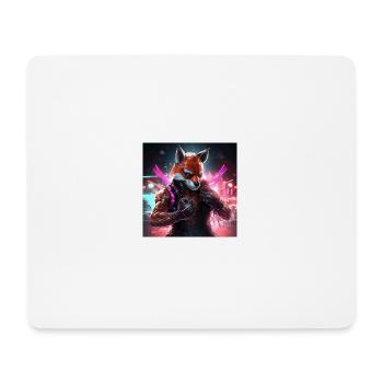 BOXING FOX - Tapis de souris (format paysage) - blanc - Devant