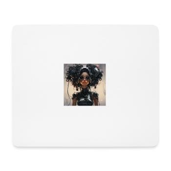 Cyber Punk - Tapis de souris (format paysage) - blanc - Devant