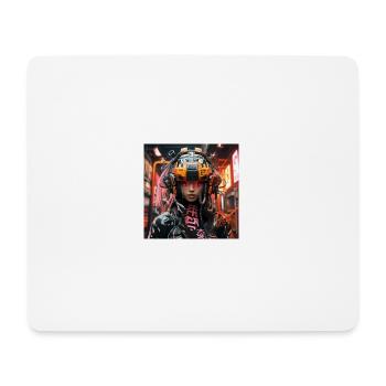 Japan Cyber Punk - Tapis de souris (format paysage) - blanc - Devant