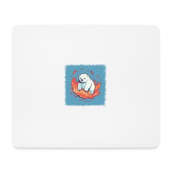 cinema movie birthday present idea - Mousepad (Querformat) - Weiß - Vorne