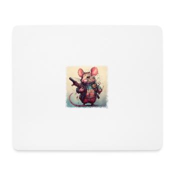 joke funny we will rat everything is okay fun - Mouse Pad (horizontal) - white - Front