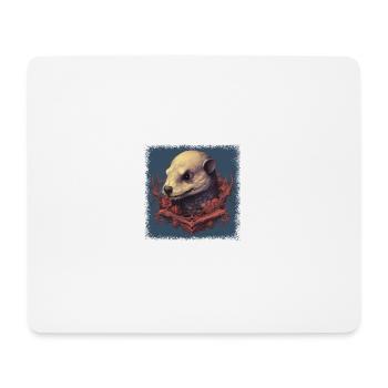 Statement Cute Baby Otter Geek Kids Gift Idea - Mouse Pad (horizontal) - white - Front