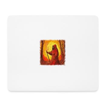gift exhausted quote creepy sayings team sloth - Mouse Pad (horizontal) - white - Front