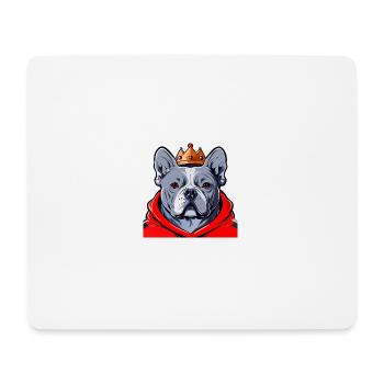 dog king 4 - Mousepad (Querformat) - Weiß - Vorne