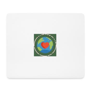 Sustainable world - Mouse Pad (horizontal) - white - Front