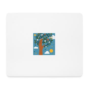 Sustainable world - Mouse Pad (horizontal) - white - Front