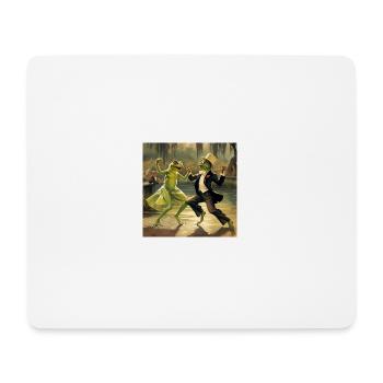 Frogs dancing - Mouse Pad (horizontal) - white - Front