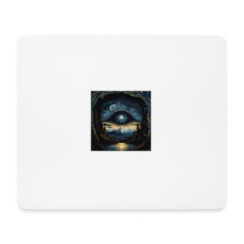 vintage band album cover design - Mousepad (Querformat) - Weiß - Vorne