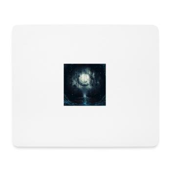 Vintage Techno Forest - Mousepad (Querformat) - Weiß - Vorne