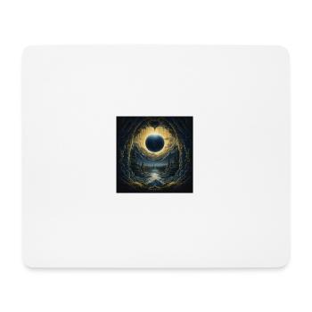 Planet landscape - Mousepad (Querformat) - Weiß - Vorne