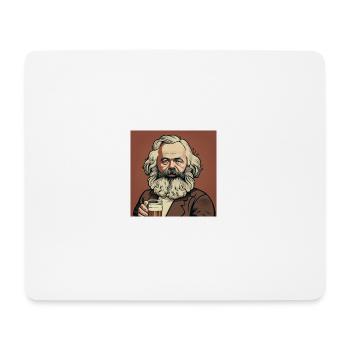 Karl Marx - Prost - Mousepad (Querformat) - Weiß - Vorne