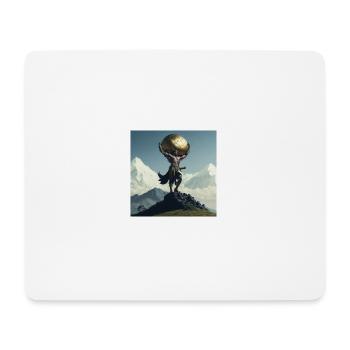 Sayajin warrior - Mousepad (Querformat) - Weiß - Vorne