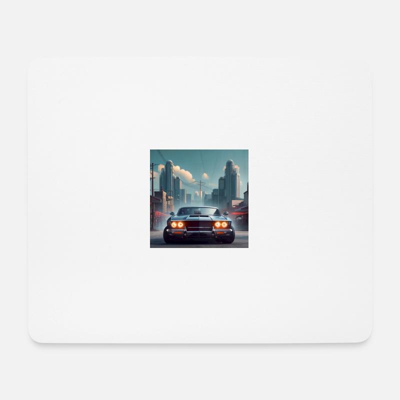 MuscelCar I - Mouse Pad (horizontal) - white