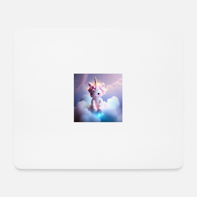 Unicorn Baby - Mousepad (Querformat) - Weiß