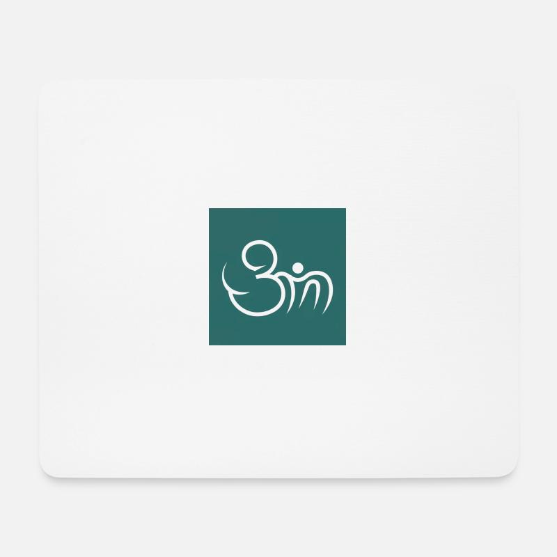 Ohm - Mousepad (Querformat) - Weiß