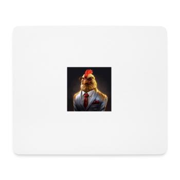 Fedriger Spion im Einsatz - Mousepad (Querformat) - Weiß - Vorne