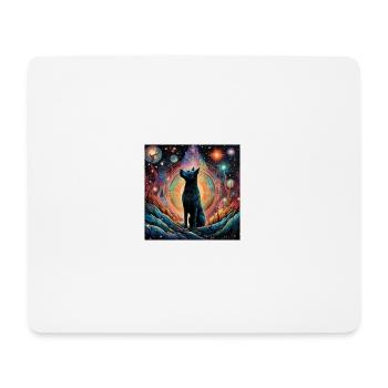 Dog on LSD trip - Mouse Pad (horizontal) - white - Front