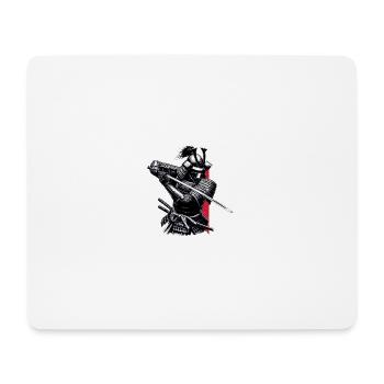 Samurai - Mouse Pad (horizontal) - white - Front