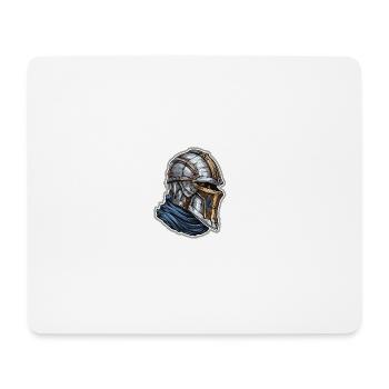 Portrait fantastique de Ritter – Dessin de chevalier de dessin animé - Tapis de souris (format paysage) - blanc - Devant