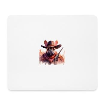 Bully West - Mouse Pad (horizontal) - white - Front