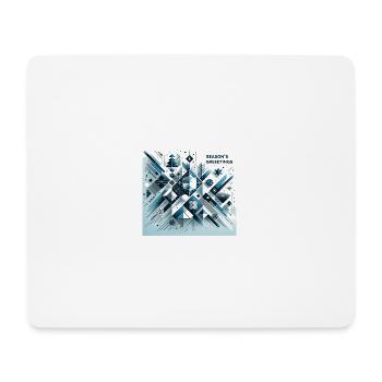 Season's Greetings - Mousepad (Querformat) - Weiß - Vorne