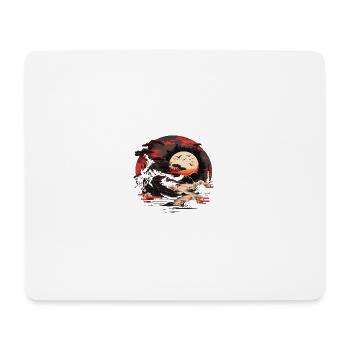 Schwarze Sonne - Mousepad (Querformat) - Weiß - Vorne