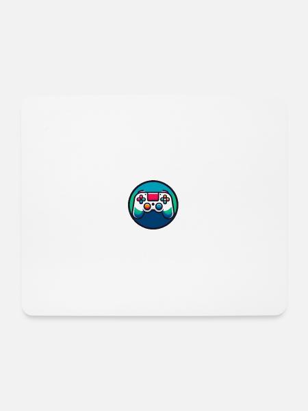 Spielcontroller - Mousepad (Querformat) - Weiß