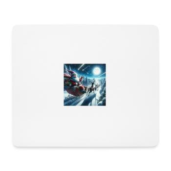 Weihnachtlicher Nikolausdruck - Geschenkidee - Mousepad (Querformat) - Weiß - Vorne