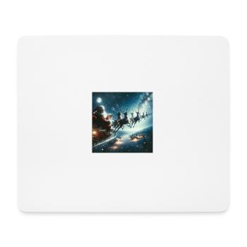 Weihnachtlicher Nikolausdruck - Geschenkidee - Mousepad (Querformat) - Weiß - Vorne