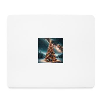 Weihnachtsbaum Druck - Weihnachtsgeschenke - Mousepad (Querformat) - Weiß - Vorne
