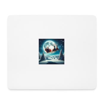 Weihnachtlicher Nikolausdruck - Geschenkidee - Mousepad (Querformat) - Weiß - Vorne