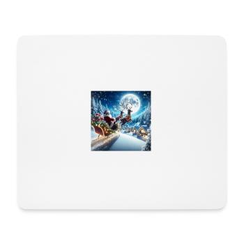 Weihnachtlicher Nikolausdruck - Geschenkidee - Mousepad (Querformat) - Weiß - Vorne