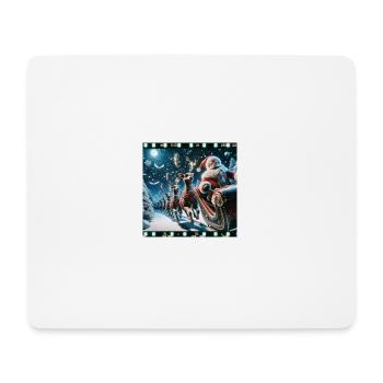 Weihnachtlicher Nikolausdruck - Geschenkidee - Mousepad (Querformat) - Weiß - Vorne