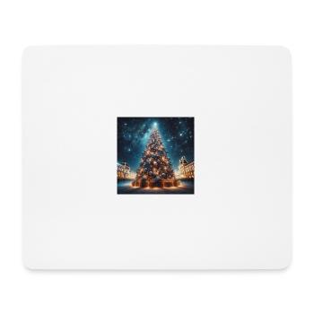 Weihnachtsbaum Druck - Weihnachtsgeschenke - Mousepad (Querformat) - Weiß - Vorne