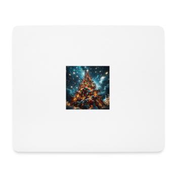 Weihnachtsbaum Druck auf Accessoires - Mousepad (Querformat) - Weiß - Vorne