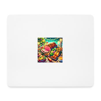 Weihnachtliche Leckereien - Weihnachtsgeschenkidee - Mousepad (Querformat) - Weiß - Vorne