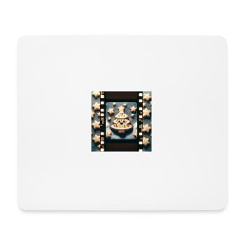 Weihnachtliche Leckereien - Weihnachtsgeschenkidee - Mousepad (Querformat) - Weiß - Vorne