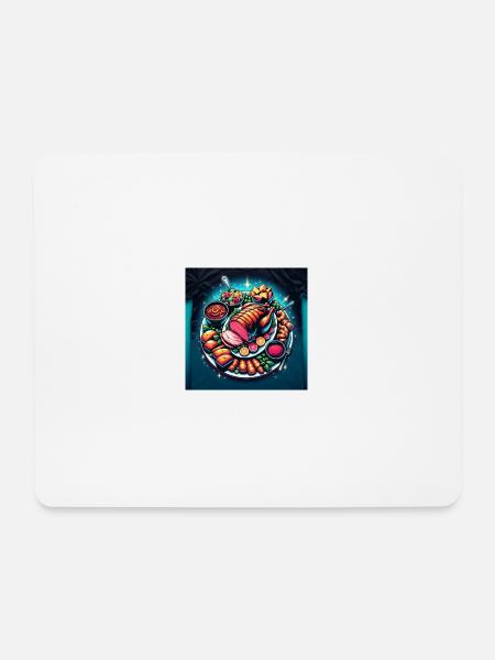 Weihnachtliche Leckereien - Weihnachtsgeschenkidee - Mousepad (Querformat) - Weiß