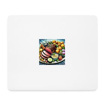 Weihnachtliche Leckereien - Weihnachtsgeschenkidee - Mousepad (Querformat) - Weiß - Vorne