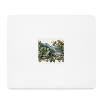 Camp in the jungle - Mouse Pad (horizontal) - white - Front