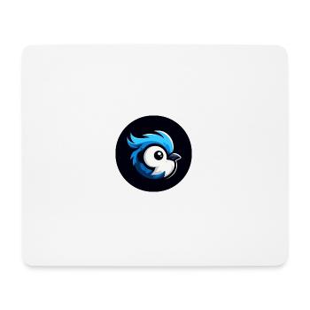 Oiseau comique - Tapis de souris (format paysage) - blanc - Devant