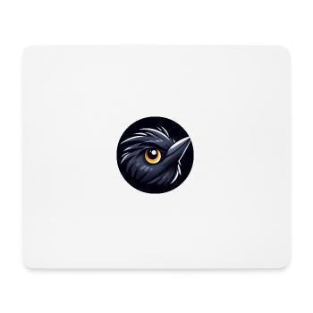 Comic Amsel Vogel - Mousepad (Querformat) - Weiß - Vorne