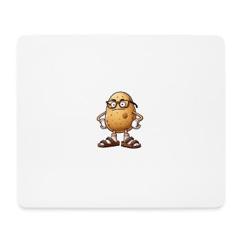 Deutsche Kartoffel - Mousepad (Querformat) - Weiß - Vorne