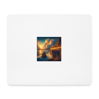 A café at the edge of the world - Mouse Pad (horizontal) - white - Front