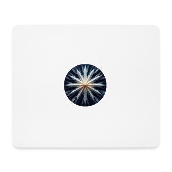 Stern Papier Kunst - Mousepad (Querformat) - Weiß - Vorne
